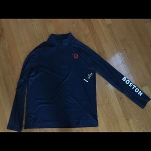 NWT TB12 Boston Quarter Zip